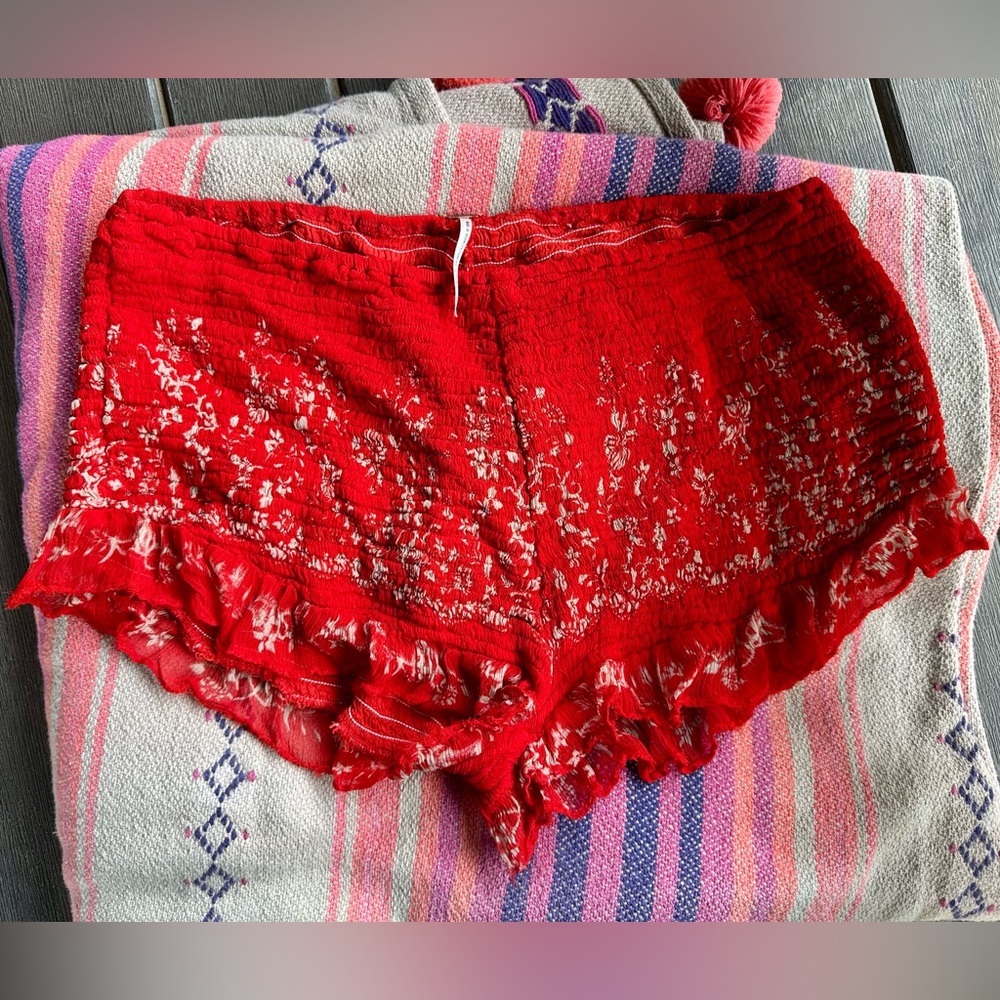 Intimately Free People mesh embroidered shorts